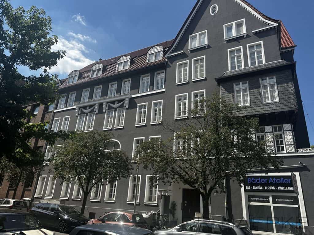 Denkmalgeschützte Stuckfassade